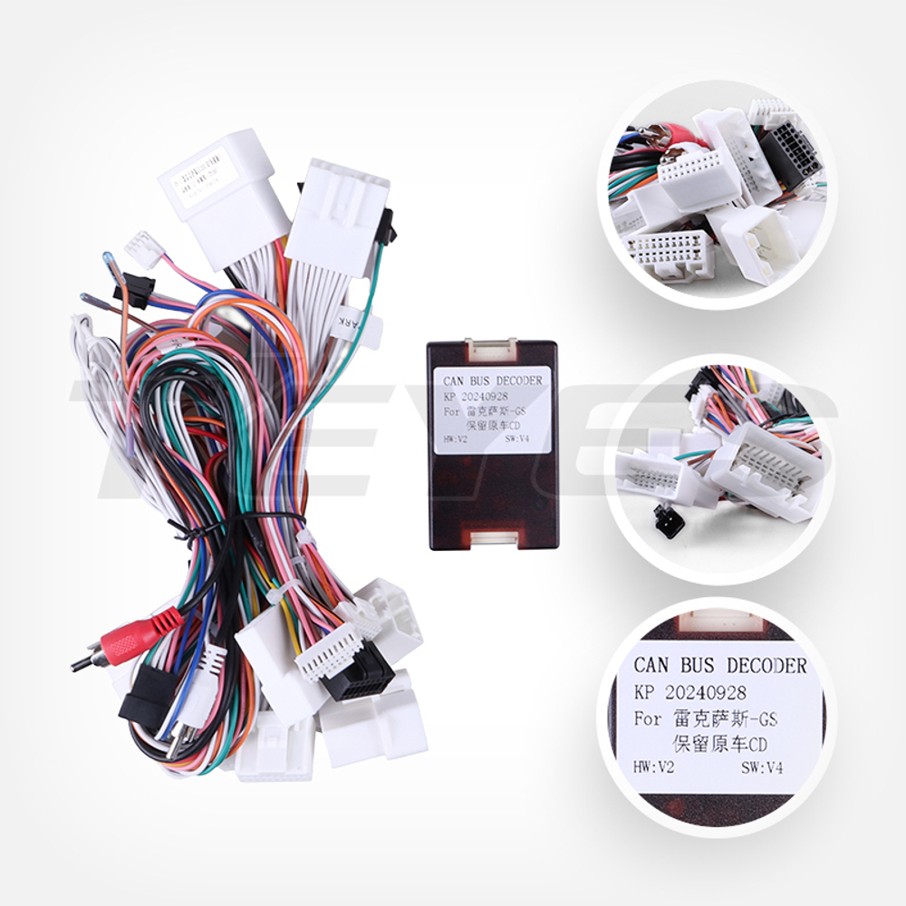 Магнитола для Lexus GS S190 2005-2012 (ШГУ цветной) - Teyes LUX ONE ROUND монитор 12.3" 2K QLED на Android 10, CarPlay, 4G SIM-слот