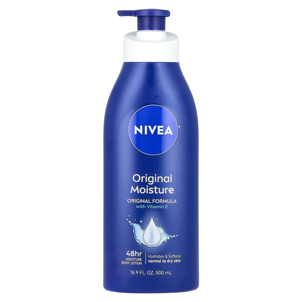 Nivea, Оригинальный увлажняющий лосьон для тела, 500 мл (16,9 жидк. унц.)