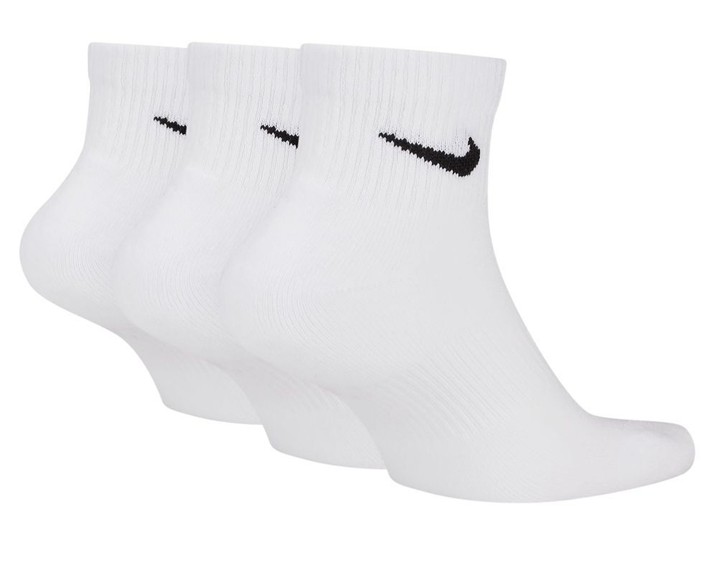Теннисные носки Nike Everyday Plus Cushioned Training Ankle 3P - white/black