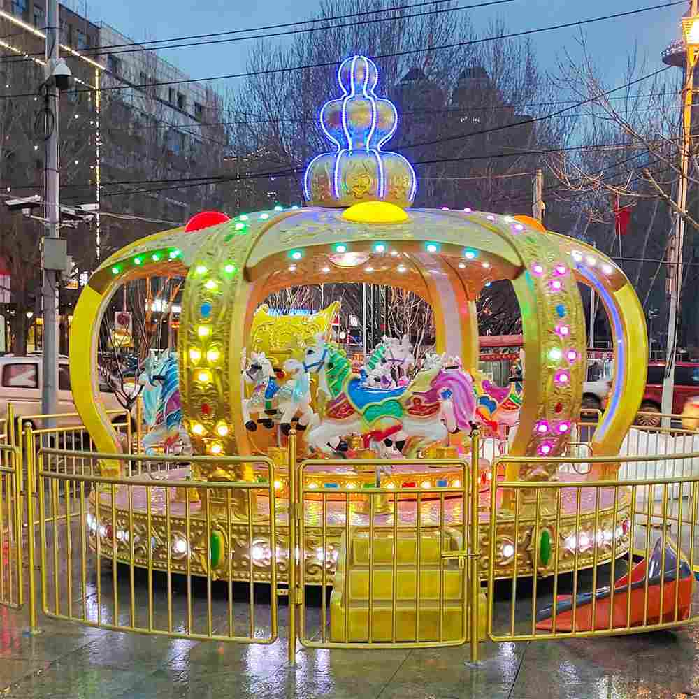 Электрическая карусель «Золотая корона», 12 мест