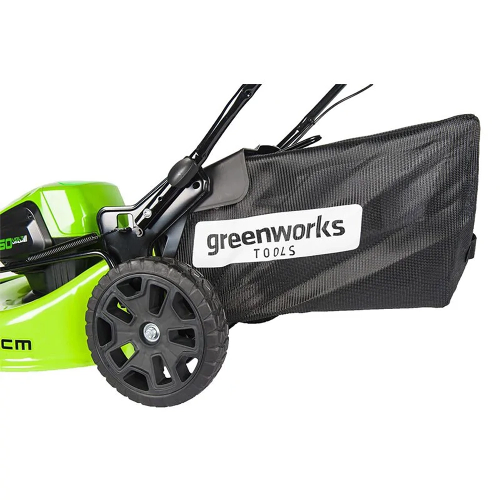 Аккумуляторная газонокосилка Greenworks GD60LM46SP 60V 60В самоходная (без АКБ и ЗУ) нож 46 см, 2502907