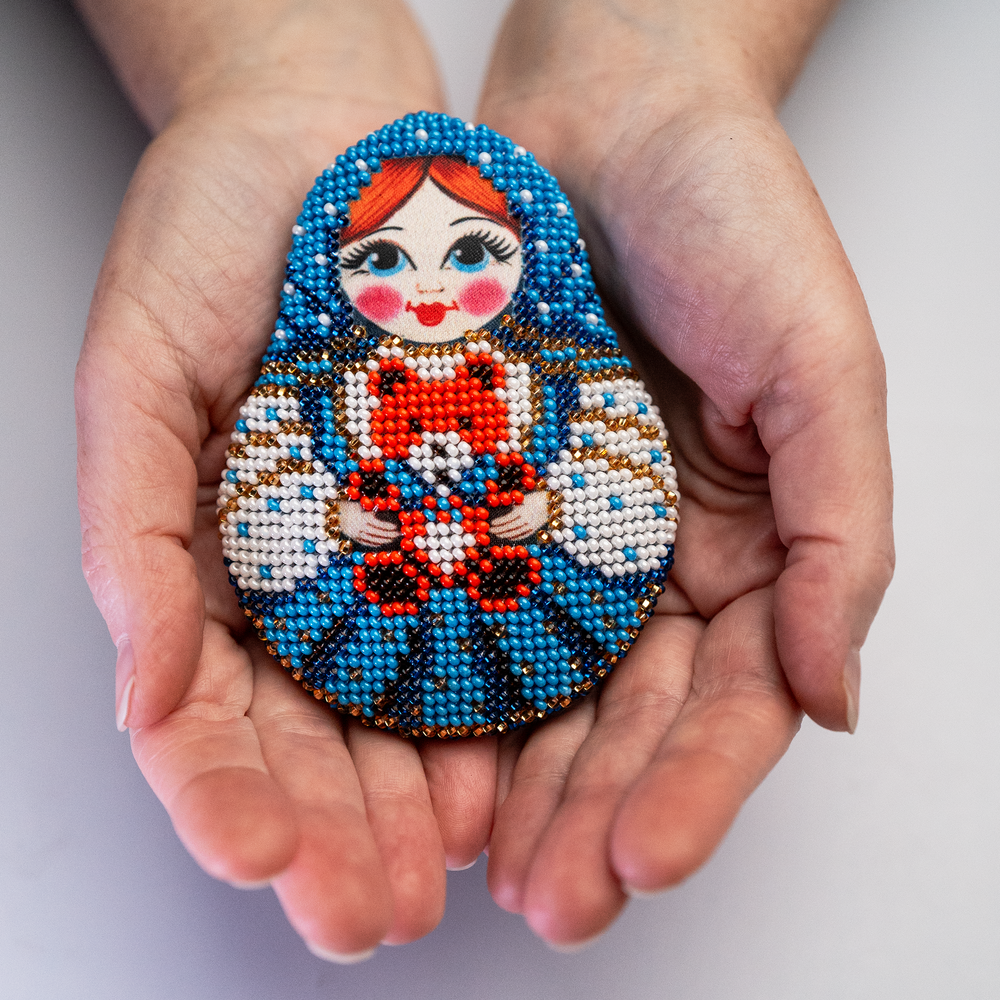  Матрешка с мишкой