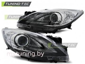 Передние фары MPS LOOK black для Mazda 3 MK2