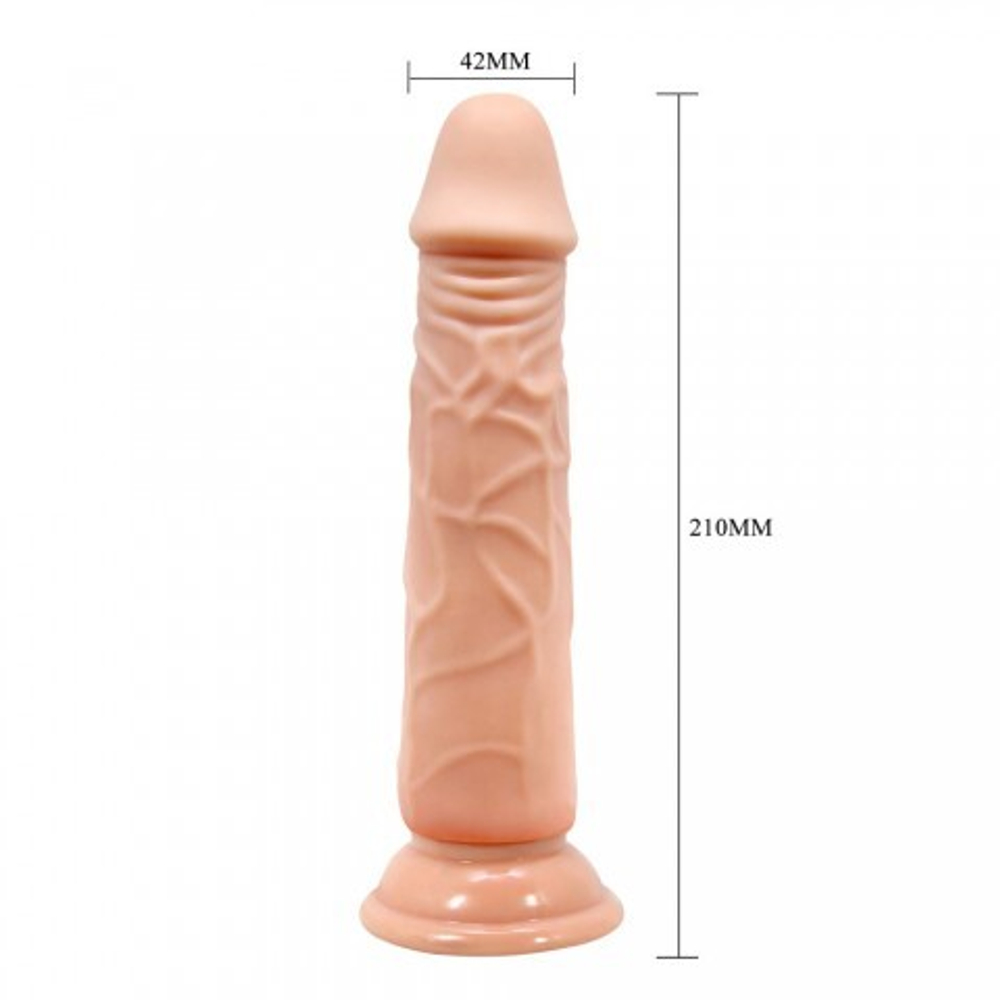 Фаллоимитатор-реалистик на присоске Barbara (21×4,2 см)