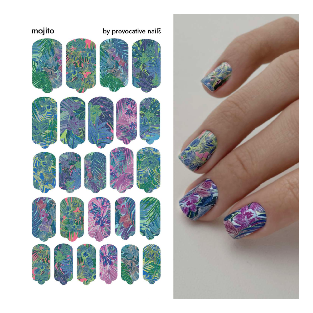 Пленки для маникюра Provocative Nails mojito
