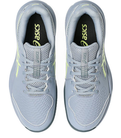 Детские теннисные кроссовки Asics Gel-Resolution X GS Clay - grey blue/pistachio