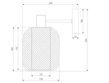 Настенный светильник с металлическим абажуром и стеклянным плафоном 1*E14 a069158 золото 30192/1 Voile Eurosvet