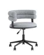 Стул офисный Ponty серый чёрные ножки