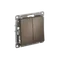 Переключатель проходной 2-кл. СП AtlasDesign 10А IP20 (сх. 6/2) 10AX механизм мокко SE ATN000665