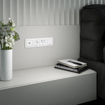 Рамка на 4 поста Fiore (белый)