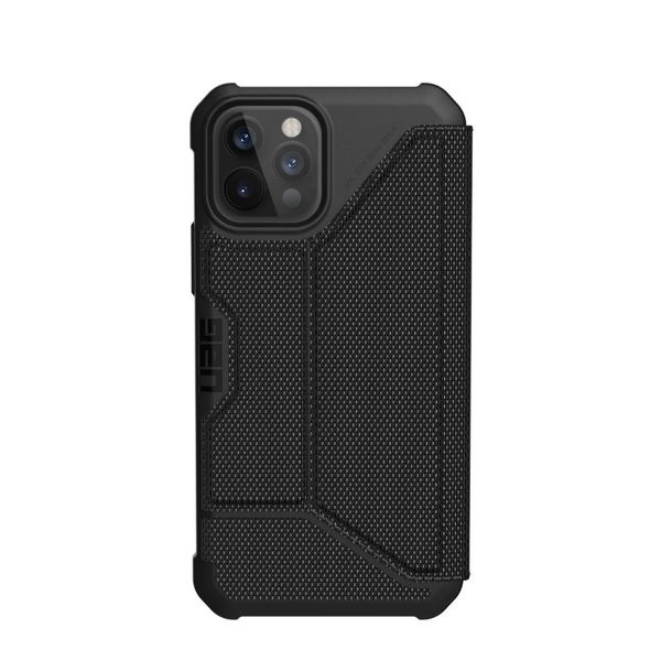 Чехол-книжка Uag Metropolis ткань Armortex для iPhone 12/12 Pro 6.1" черный (Black-Armortex) 112356113940