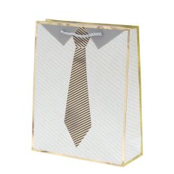 GAEM Пакет подарочный M (бумага 210г/м2, блок микс 12шт), L26 W10 H32 см, 4в.