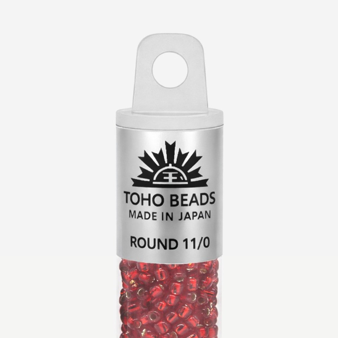 Японский бисер TOHO Round 11/0 (№25C), с внутренним серебрением, прозрачный