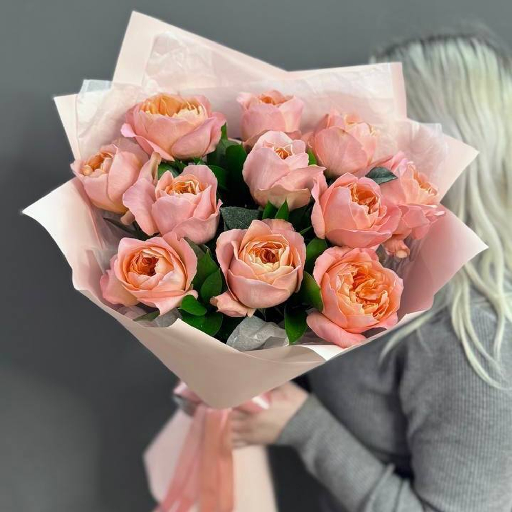 Букет из 11 роз сорта "Dragon Fly " (Эквадор 60 см)