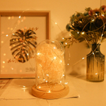 Гирлянда интерьерная "Роса" белого цвета, 50 м