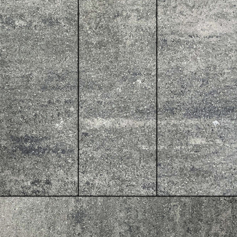 Тротуарная плитка ПРЯМОУГОЛЬНИК 900х300 мм - Искусственный камень Шунгит