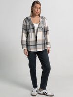 Рубашка теплая с капюшоном Олиссия (серая) Б15504-18М LT Collection