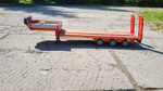 Semi-railer 3-axle lowboy trailer 1/14 scale