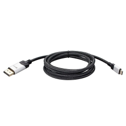 Видеокабели и переходники VCOM CU422MCV-1.8M Кабель-адаптер USB 3.1 Type-Cm --&gt; DP(m) 8K@60Hz, 1.8m , Alumi Shell,VCOM  (4895182217980 / 4895182217997)