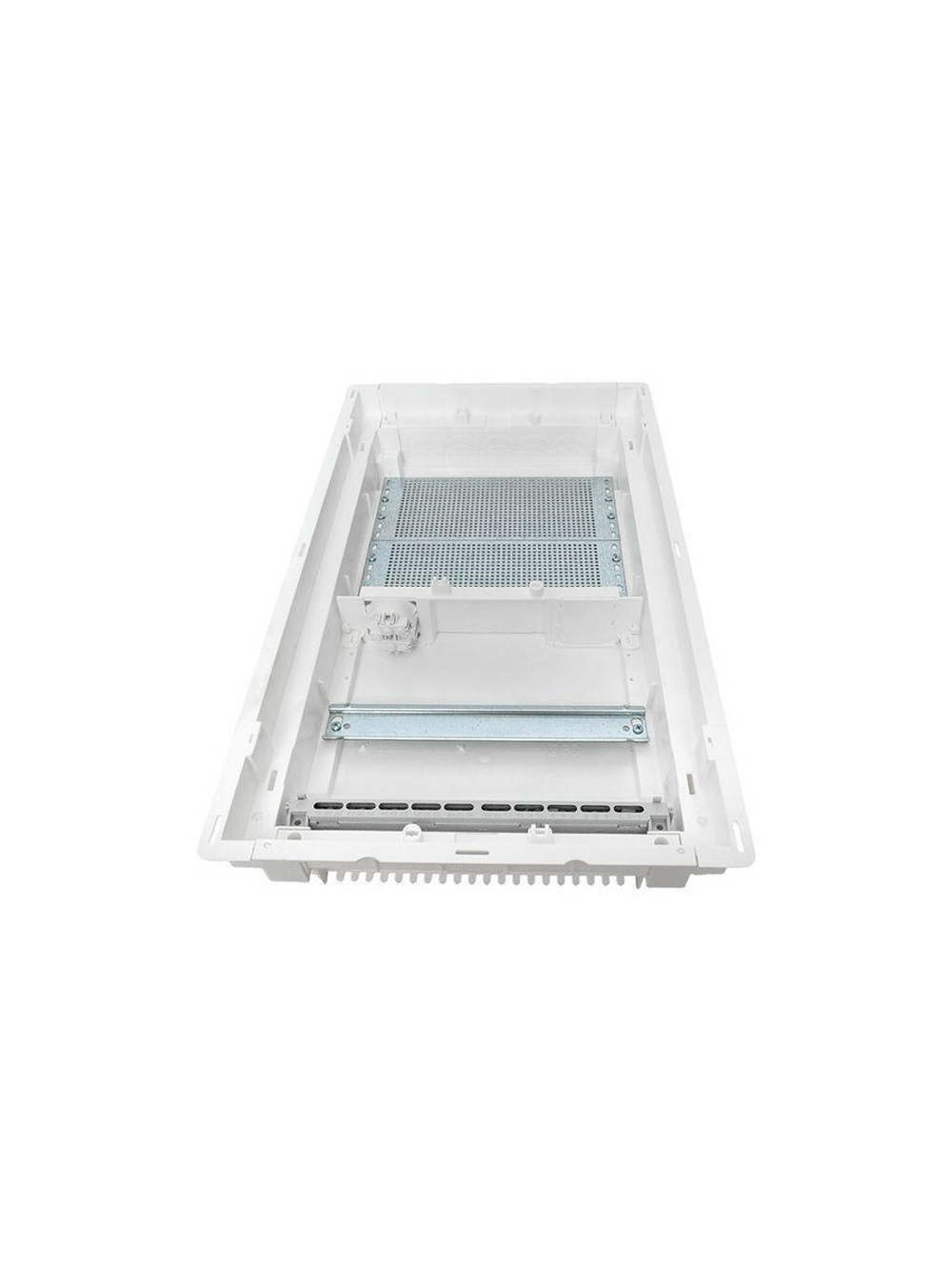 Щит комбинированный встраив. Nova 1 DIN-рейка + 2 монтаж. платы 3 габарит IP41 с метал. перфорированной дверью EKF nv-cb-pmd-1+2