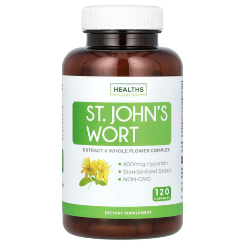 Healths Harmony, Зверобой, 120 капсул