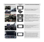 Комплект рамки с разъёмами 10"+can Toyota Raize, Daihatsu Rocky 2019-2023 - Car-Smart 9643