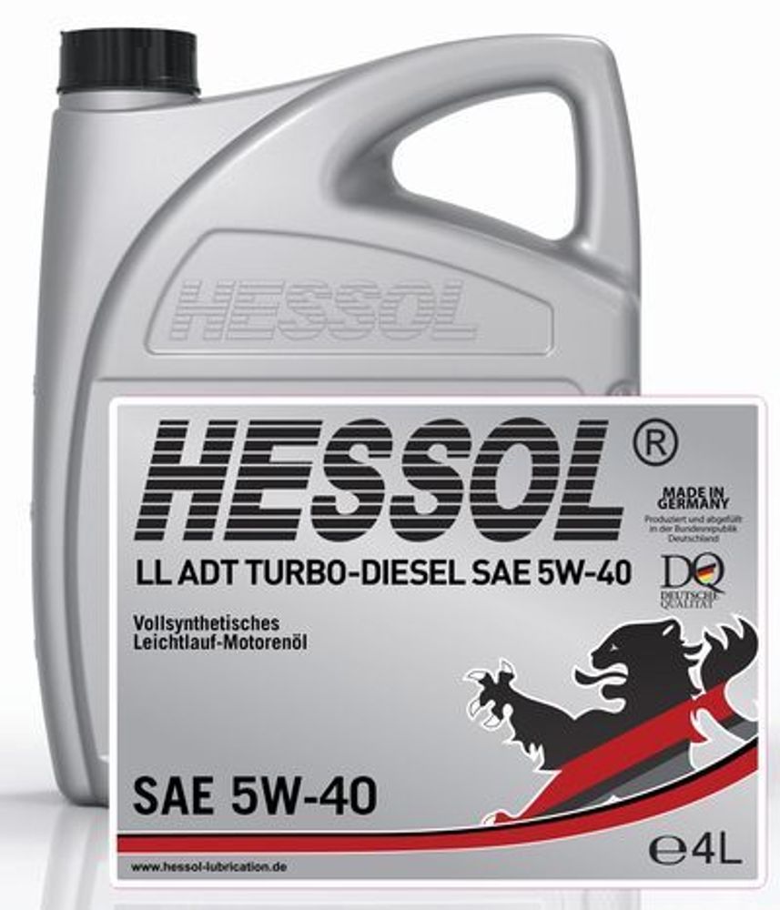 HESSOL Turbo Diesel LL ADT- 5W40 -  5 л Масло моторн