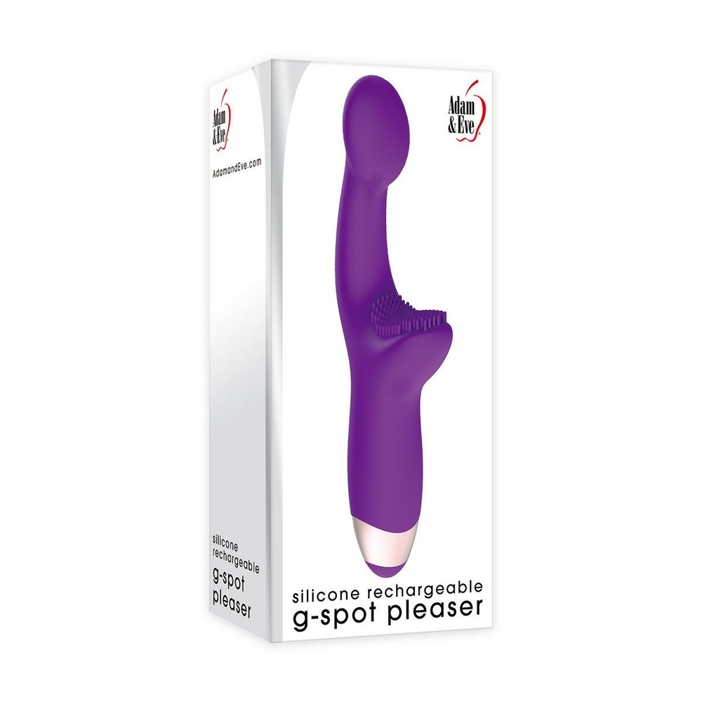 Фиолетовый массажёр для G-точки G-Spot Pleaser - 19 см. (Цвет: фиолетовый)