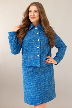 Юбка женская 3889ВП, Сапфир #322Сап013889ВП