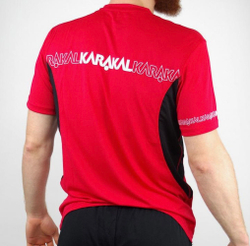 Karakal T-Shirt Pro Tour Tee Red/ Graphite (красный ворот) L