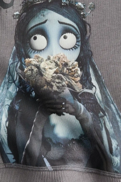 H&M Толстовка с принтом, темно-серый