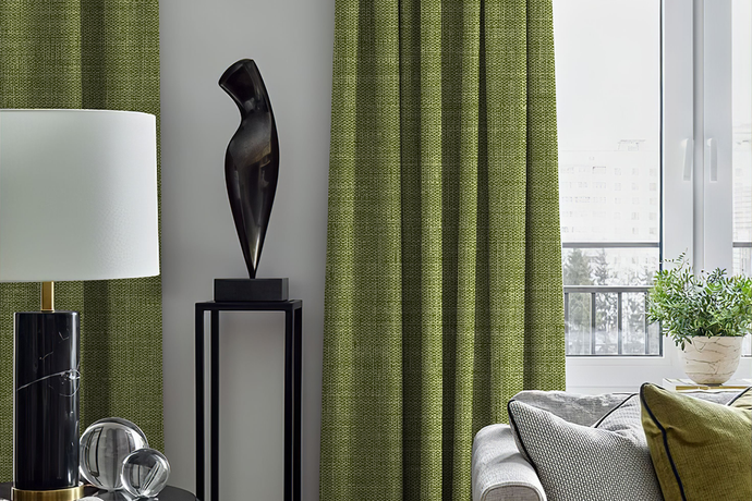 Шторы Blackout с текстурой льна — не пропускают свет и выглядят дорого