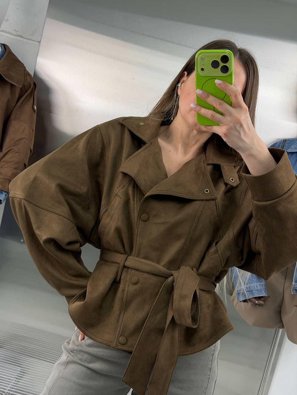 Куртка женская арт. 6796 цвет "коричневый"