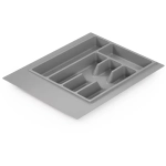 Лоток для столовых приборов Универсал (серый) (комплект 10 шт)