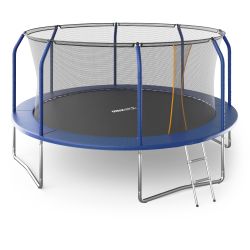 Батут UNIX Line Supreme Basic 14 ft (427 см) синий