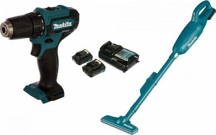 Набор аккумуляторного инструмента MAKITA CLX226X1 (df333dz, cl106fdz, 2xbl1016, dc10wd)