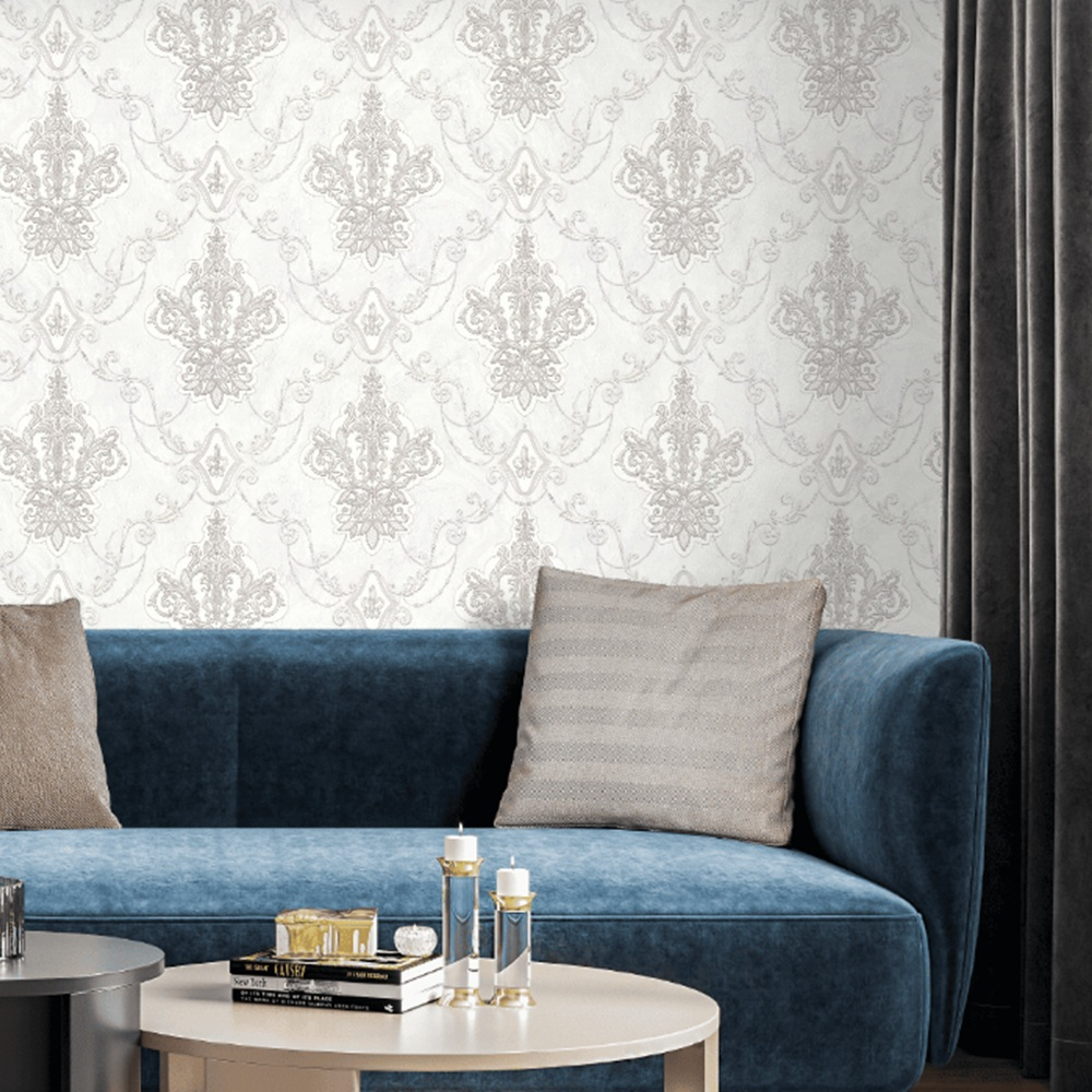 Обои виниловые PL72174-14 PALITRA LIFE Женева, орнамент, размер 1.06 х 10.05 м