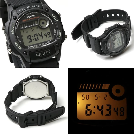 Casio Collection W-220H-1A Мужские японские