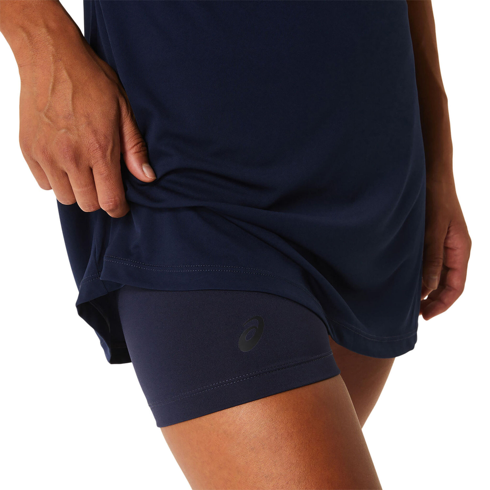 Женская теннисное платье ASICS Court Dress Women - Dark Blue, White