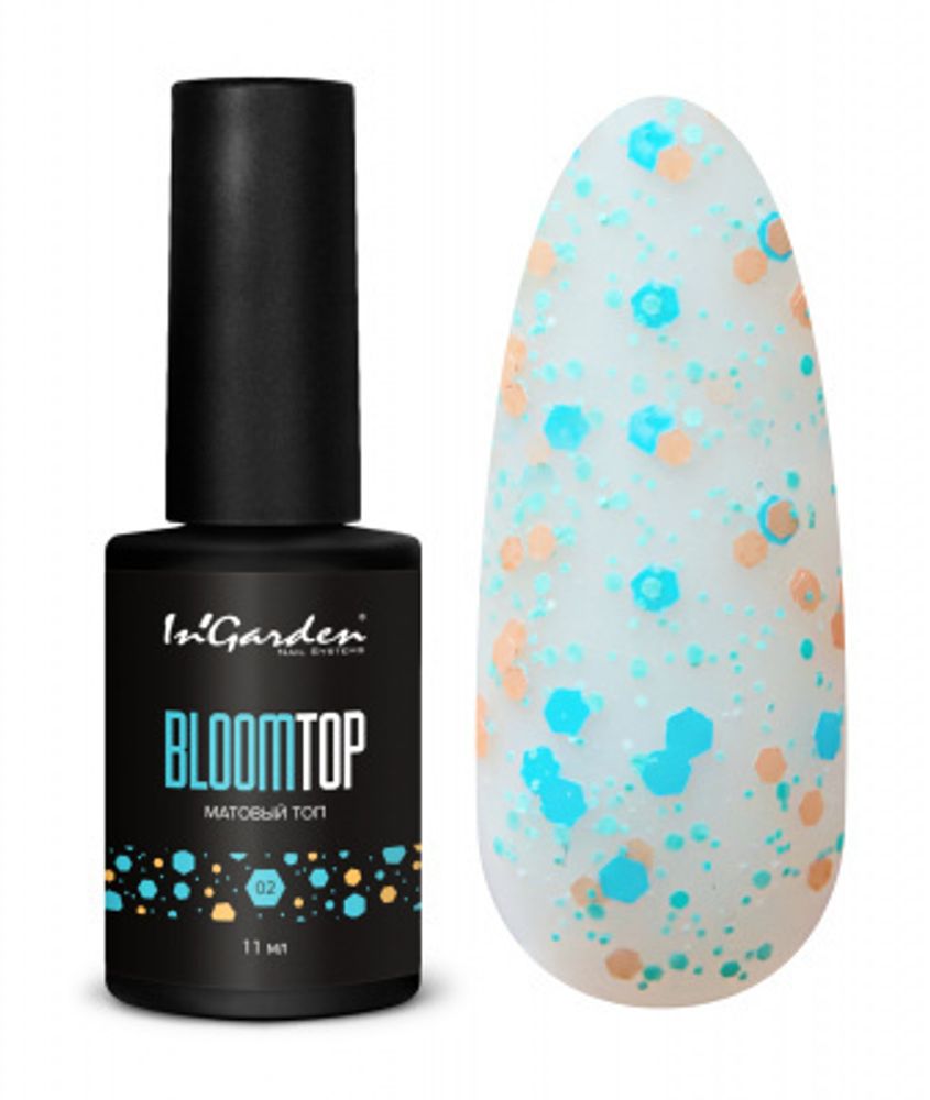 Матовый топ BLOOMTOP №2, 11 мл