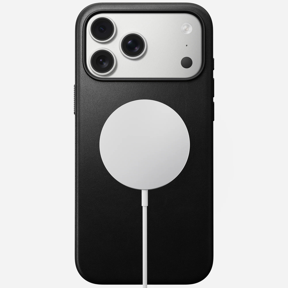 Кожаный чехол Nomad Modern Leather Case для iPhone 17 Pro Max черный