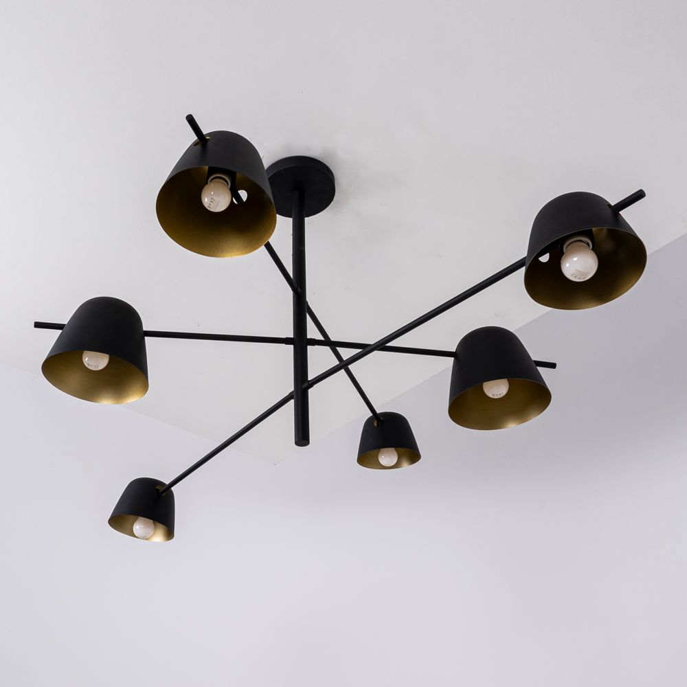 Люстра на штанге GODA Black