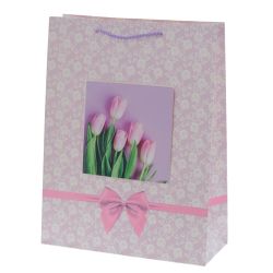 GAEM Пакет подарочный S (бумага 210г/м2, блок микс 12шт), L18 W8,5 H24 см, 4в.