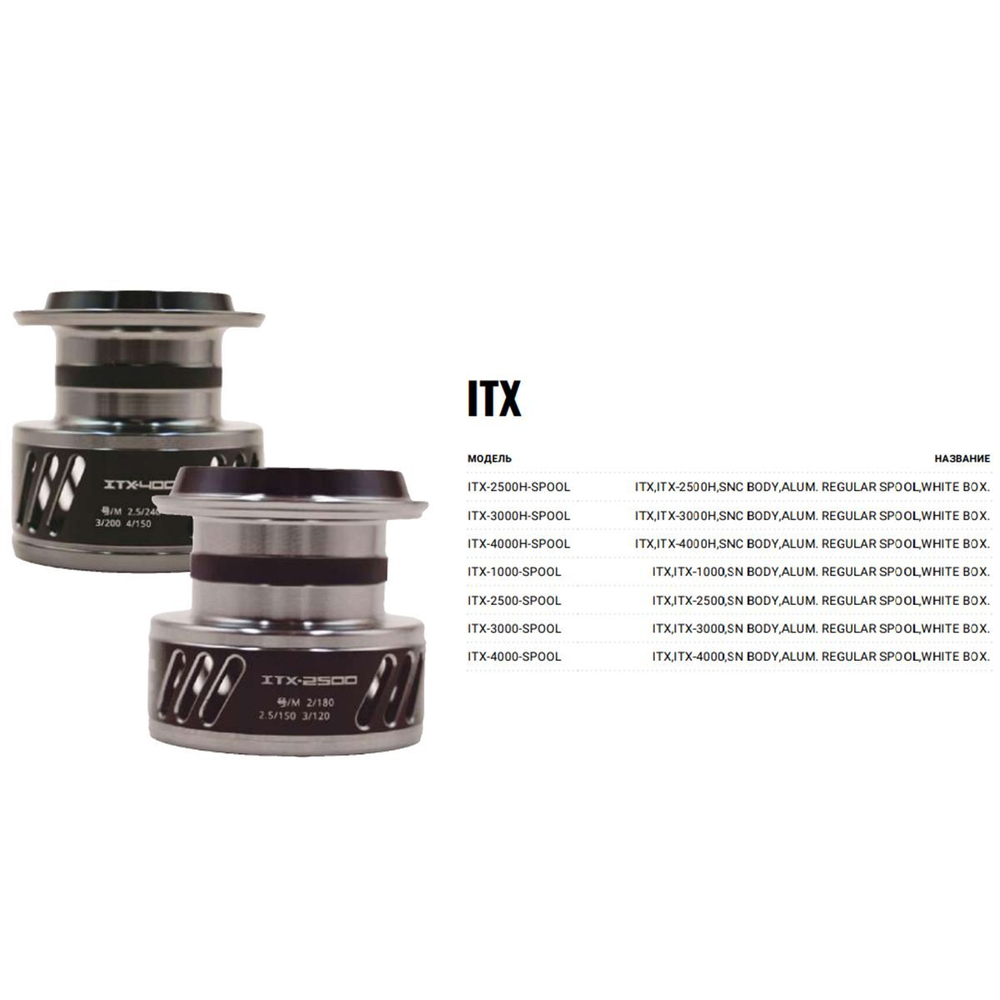 Запасная шпуля для рыболовной катушки ITX-4000-spool