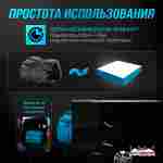 Надувная подушка «AirPit» для гимнастики и батутных центров, 10×10×3,5 м