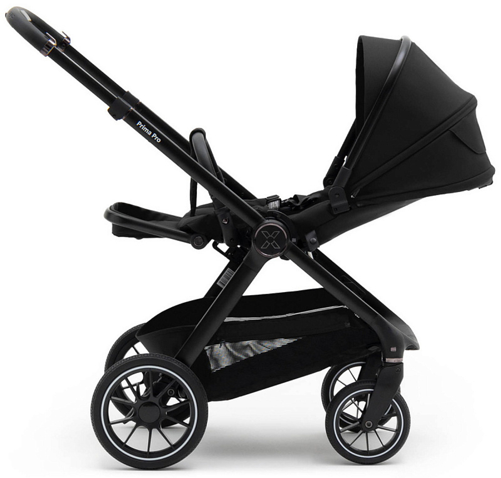 Коляска Agex Prima Pro 3 в 1 с автокреслом i-Team Grey APP626 Black (Черный)