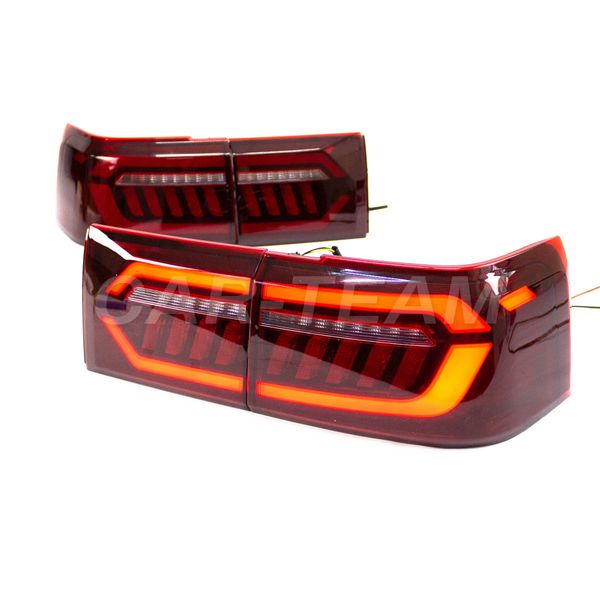 Задние фонари светодиодные в стиле AUDI на ВАЗ 2110, 2112 - красные
