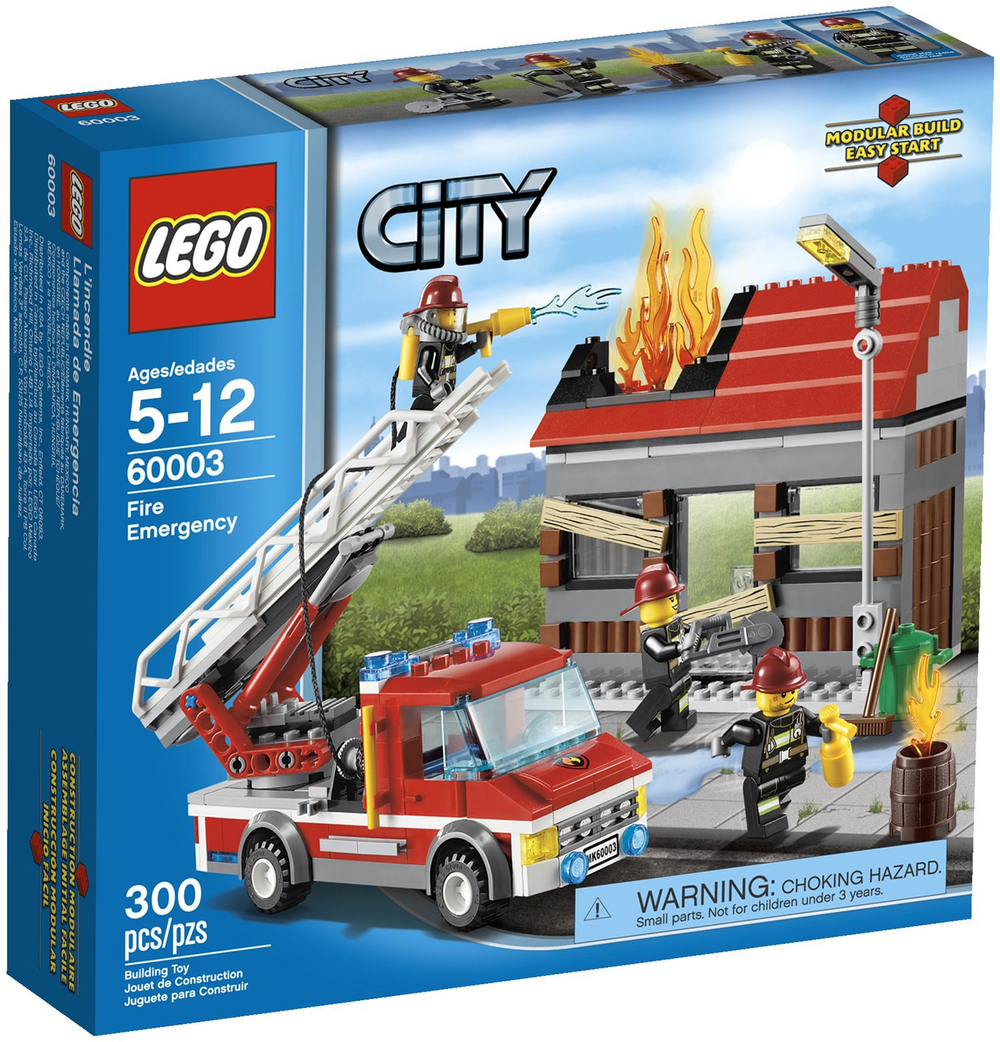 LEGO City: Тушение пожара 60003 — Fire Emergency — Лего Сити Город