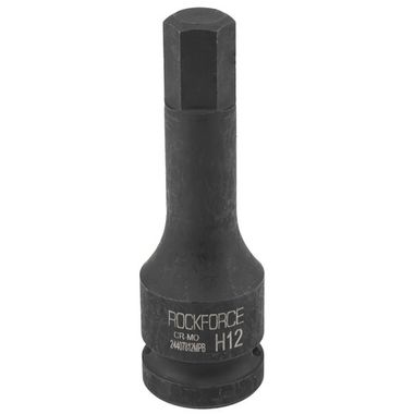 Головка-бита 6-гранная ударная 12мм,1/2'' RockForce RF-24407812MPB