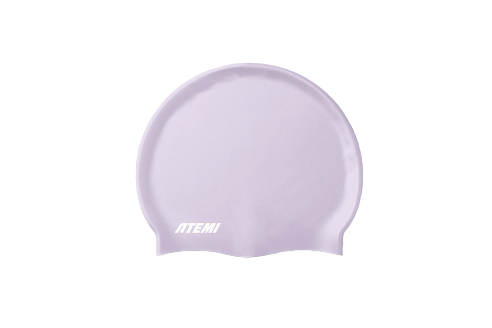 TSC1LP Шапочка для плавания Atemi silicone cap violet flower